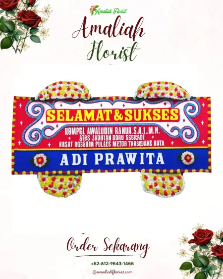 Papan Bunga Ucapan Selamat Budug