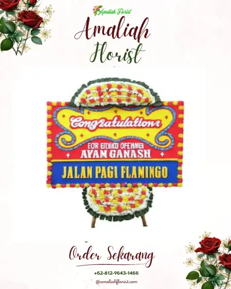 Sewa Papan Bunga Budug
